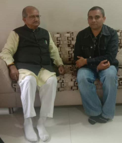 Viral Parekh with Shri   Bhupendera Bhai  Chudasama ji