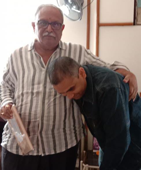 Viral Parekh with Shri Abhay Bhai Bharadwaj