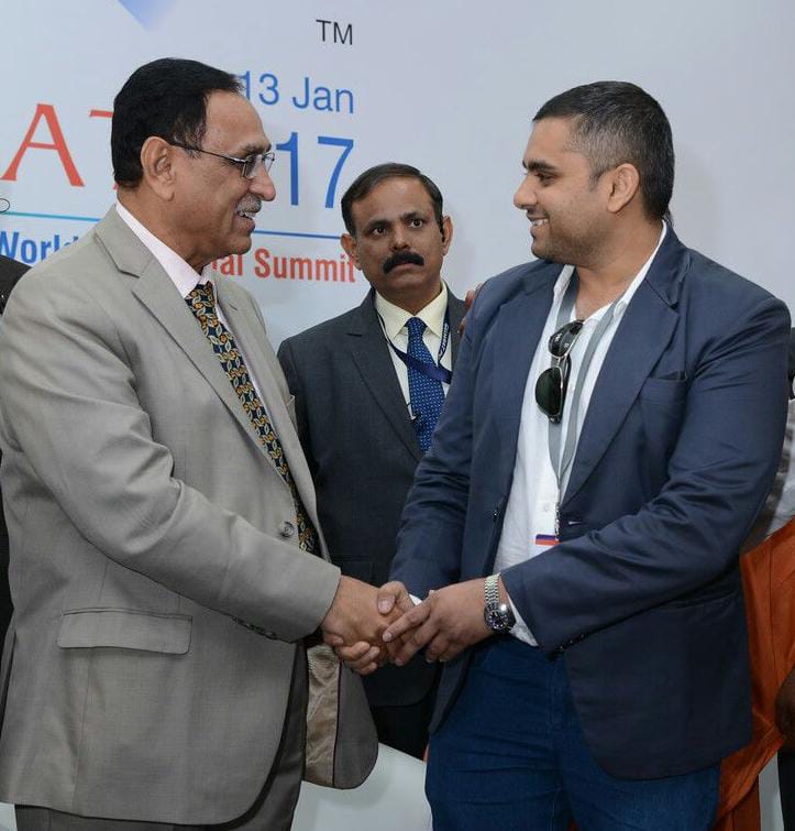 Viral Parekh with Shri Vijay Bhai Rupani Ji