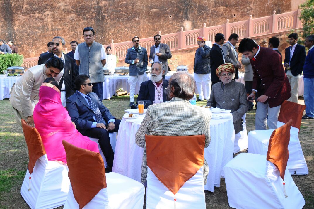 Viral Parekh with the Hon'ble Royal families