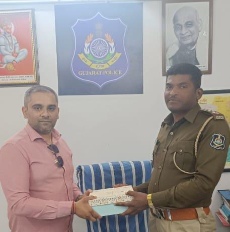 felicitation and wishes by top Indian Police Officials to Viral Parekh